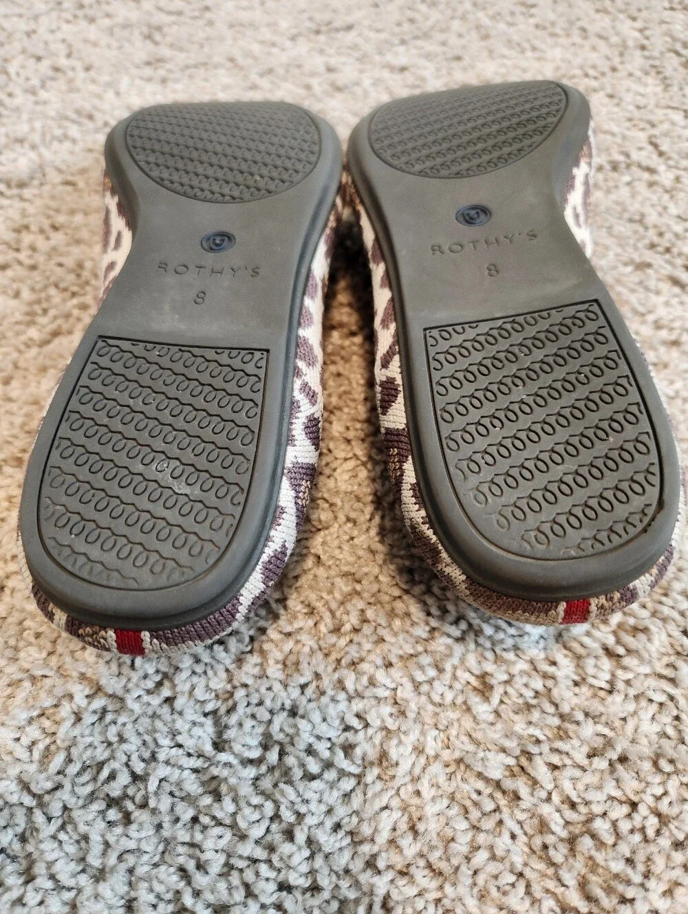 Rothy’s Mocha Spot The Loafer Flats Women’s Size 8